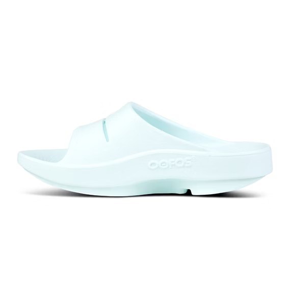 Women's OOFOS OOAHH SLIDE Sandal W1100 ICE
