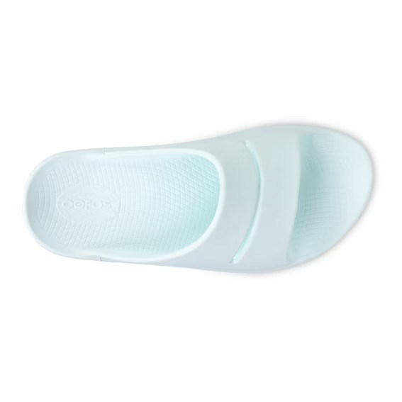 Women's OOFOS OOAHH SLIDE Sandal W1100 ICE