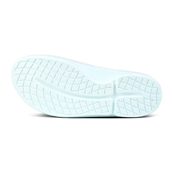 Women's OOFOS OOAHH SLIDE Sandal W1100 ICE