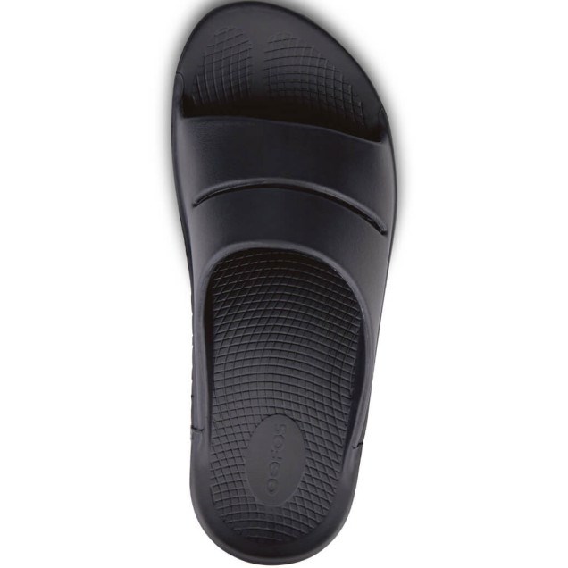 Women's OOFOS OOAHH SLIDE Sandal W1100 BLK