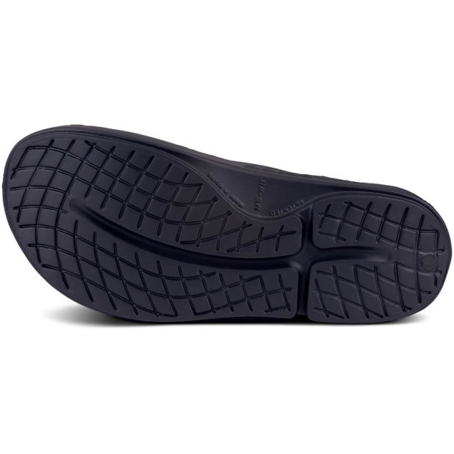 Women's OOFOS OOAHH SLIDE Sandal W1100 BLK