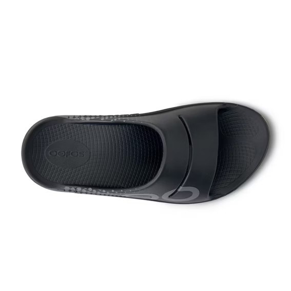 Women's OOFOS OOAHH SPORT SLIDE SANDAL 243 W1500 BKMT