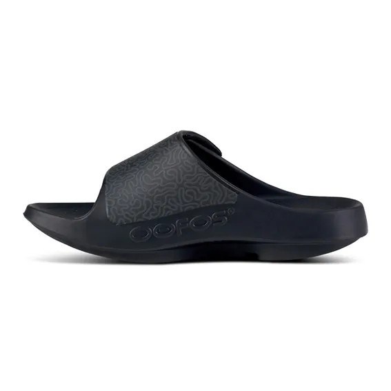 Women's OOFOS OOAHH SPORT FLEX SANDAL 241 W1553-BKLA