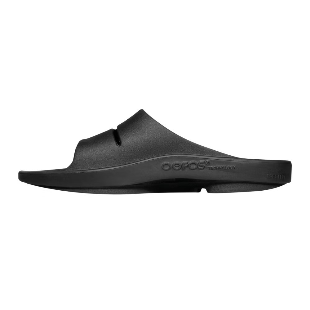 Men's OOFOS OOAHH SLIDE SANDAL M1100 BLK