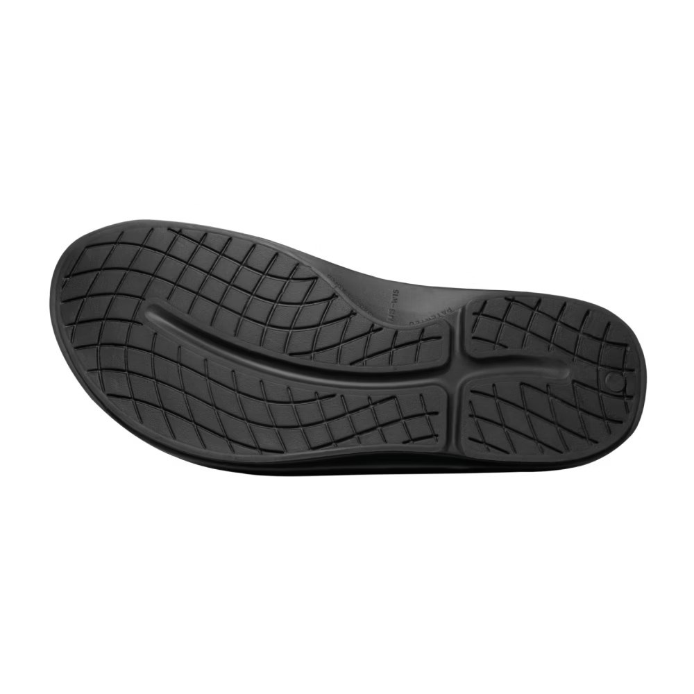 Men's OOFOS OOAHH SLIDE SANDAL M1100 BLK