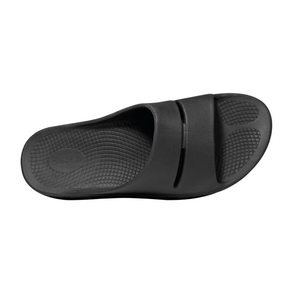 Men's OOFOS OOAHH SLIDE SANDAL M1100 BLK