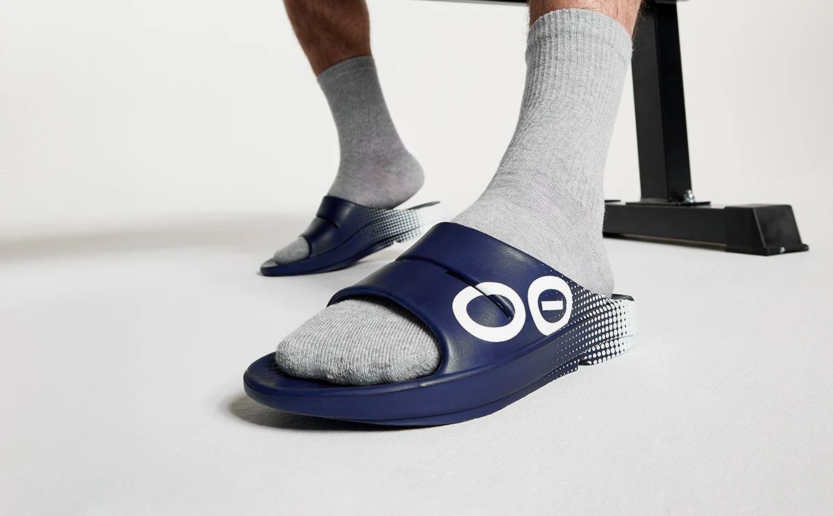 Men's OOFOS OOAHH SPORT SLIDE SANDA M1500 NAMT