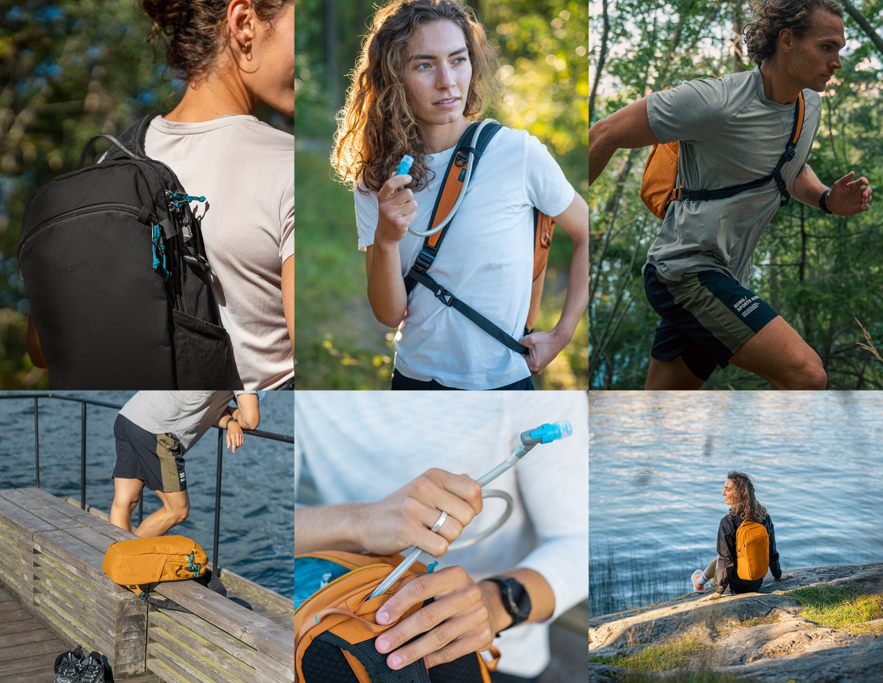 Pacsafe Eco 12L Anti-Theft Sling Backpack-ECO 防盜單肩斜背包 12L (多色)