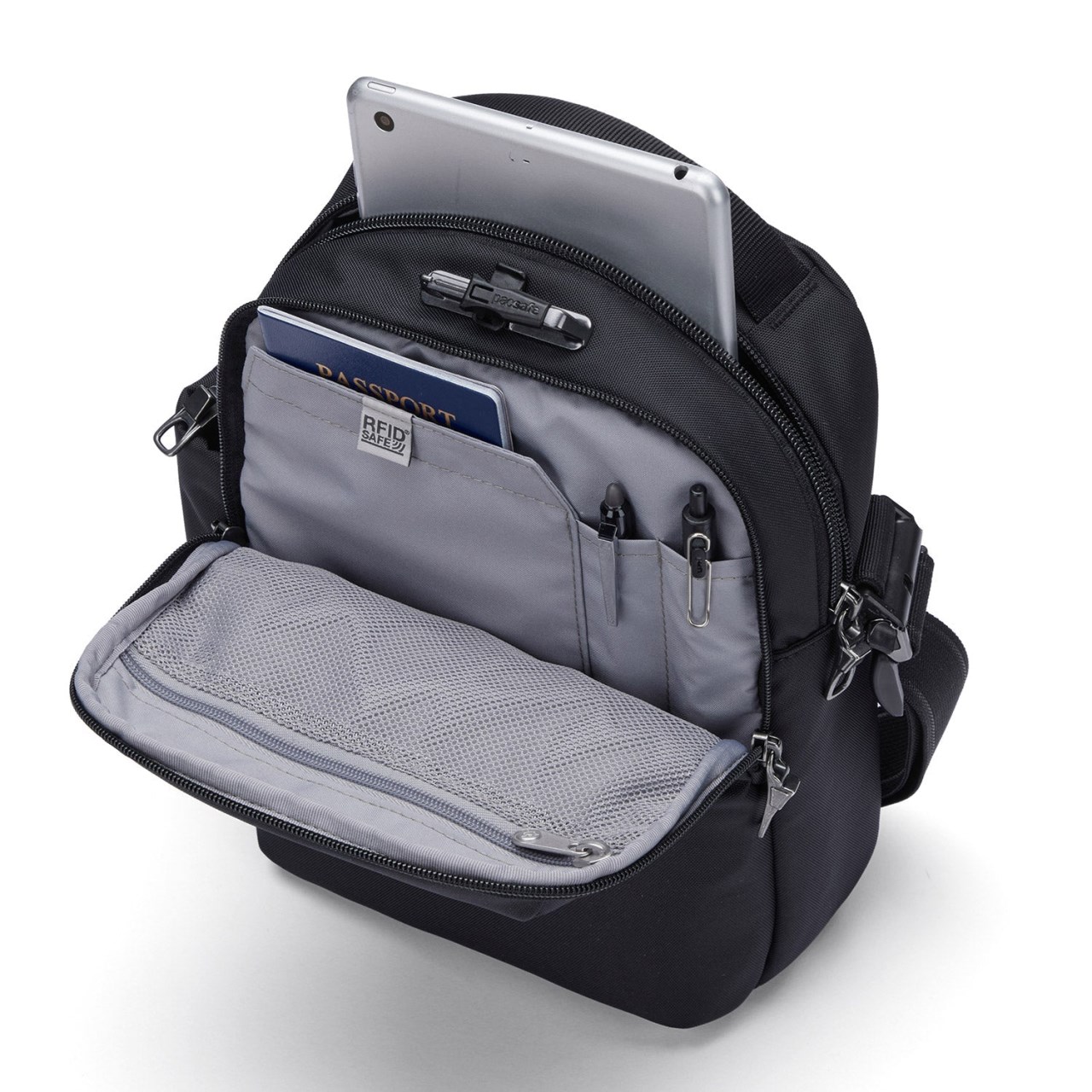 Pacsafe V anti-theft tour crossbody V 防盜旅行斜背包 7L (多色)