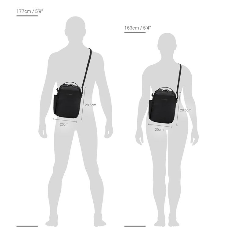 Pacsafe V anti-theft tour crossbody V 防盜旅行斜背包 7L (多色)