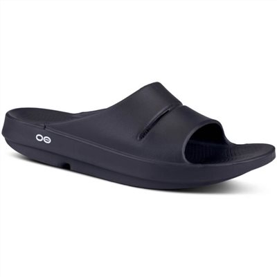 Women's OOFOS OOAHH SLIDE Sandal W1100 BLK