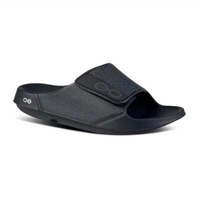 Women's OOFOS OOAHH SPORT FLEX SANDAL 241 W1553-BKLA